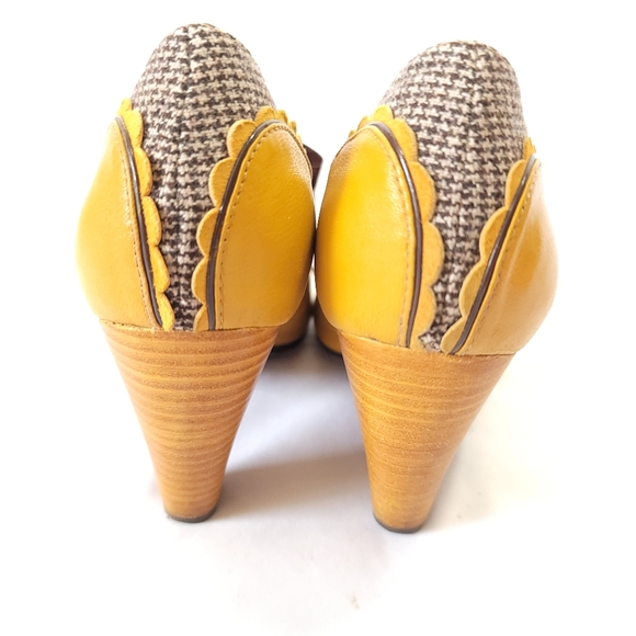 Poetic License Anthropologie Retro 30's Backlash Oxford Pumps Size 6.5M - Picture 4 of 8